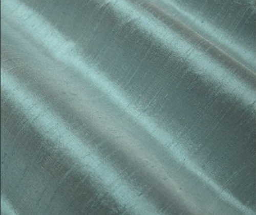 Fabric Swatches Faux Silk Aqua Blue