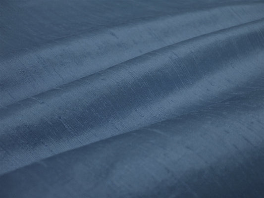 Fabric Swatches Faux Silk Denim Blue