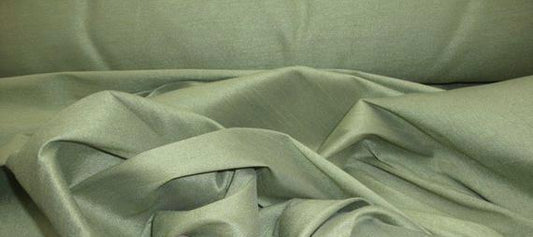 Fabric Swatches Faux Silk Moss Green