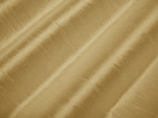Fabric Swatches Faux Silk Soft Gold