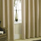 Faux Silk Dupioni Solid Drapes Curtains Beige
