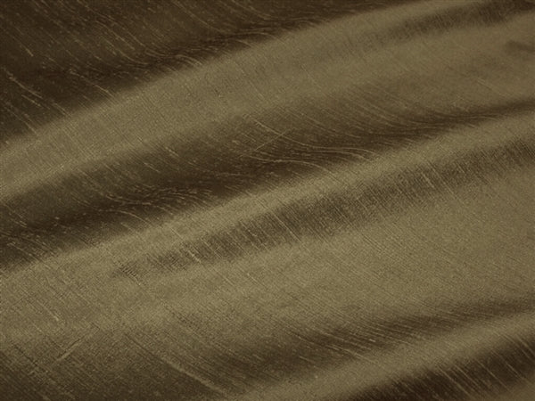 Faux Silk Dupioni Solid Drapes Curtains Bronze