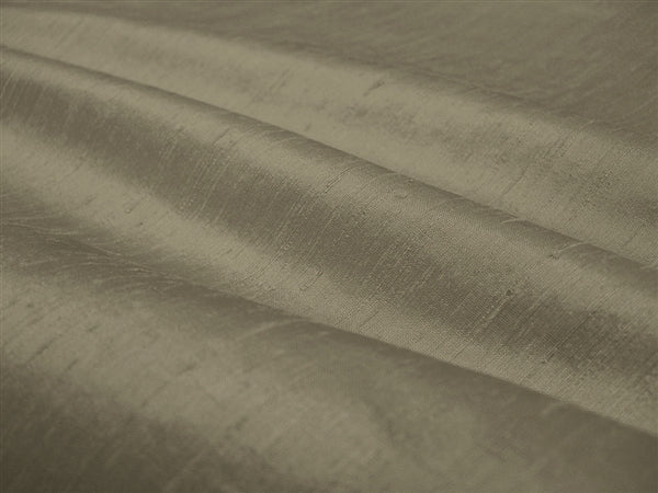 Faux Silk Dupioni Solid Drapes Curtains Taupe