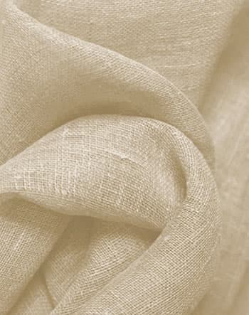 Linen Solid Drapes Curtains Pearl