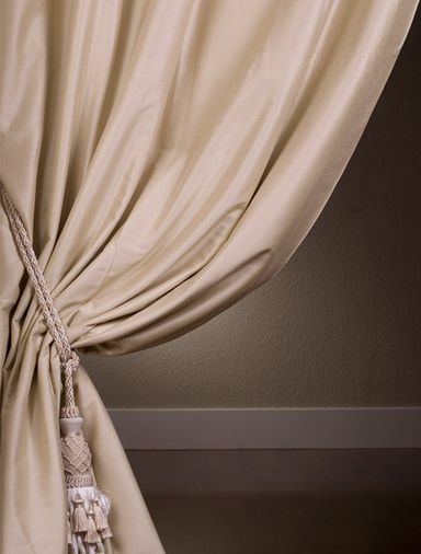 Silk Dupioni Solid Drapes Curtains Dusky Pink