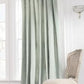 Linen Solid Drapes Curtains Mineral Green