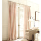 Silk Dupioni Solid Drapes Curtains Apricot