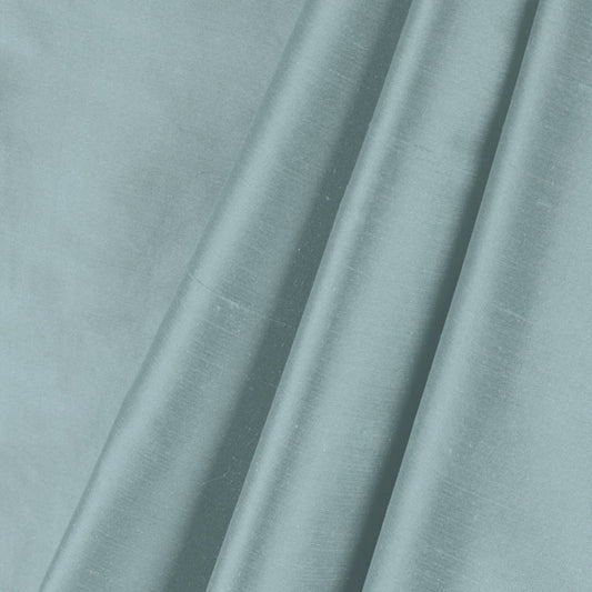 Fabric Swatches Dupioni Silk Dusky Blue