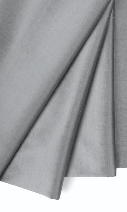 Fabric Swatches Dupioni Silk Slate Grey