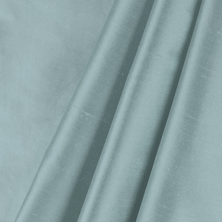 Silk Dupioni Solid Drapes Curtains Dusky Blue