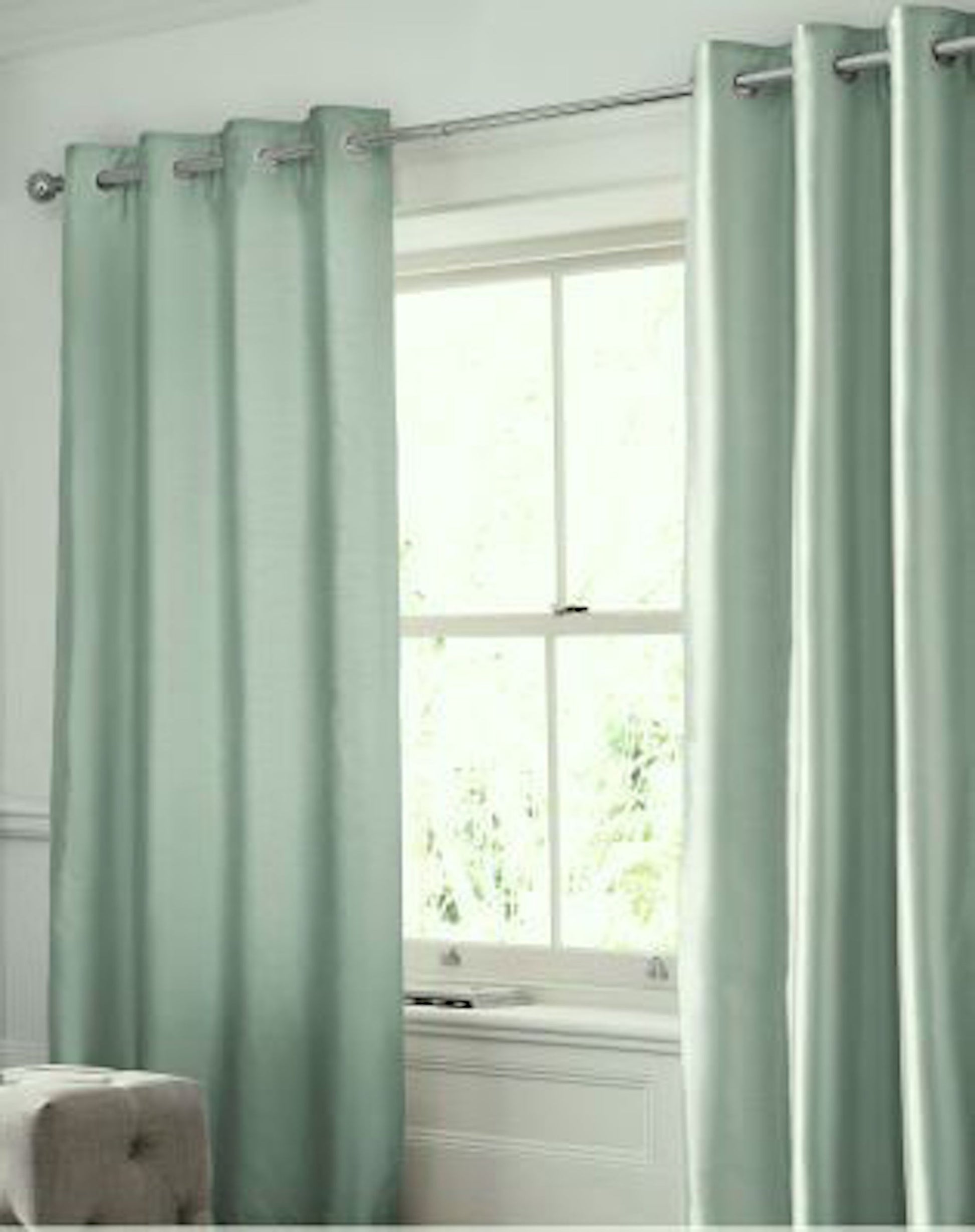 Faux Silk Dupioni Solid Ds Curtains