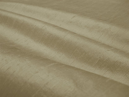Faux Silk Dupioni Solid Drapes Curtains Beige