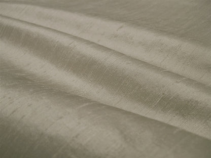 Faux Silk Dupioni Solid Drapes Curtains Ecru