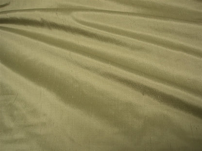 Faux Silk Dupioni Solid Drapes Curtains Olive Green