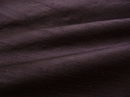 Faux Silk Dupioni Solid Drapes Curtains Plum