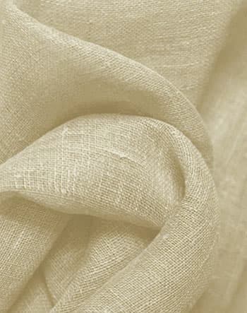 Linen Solid Drapes Curtains Champagne