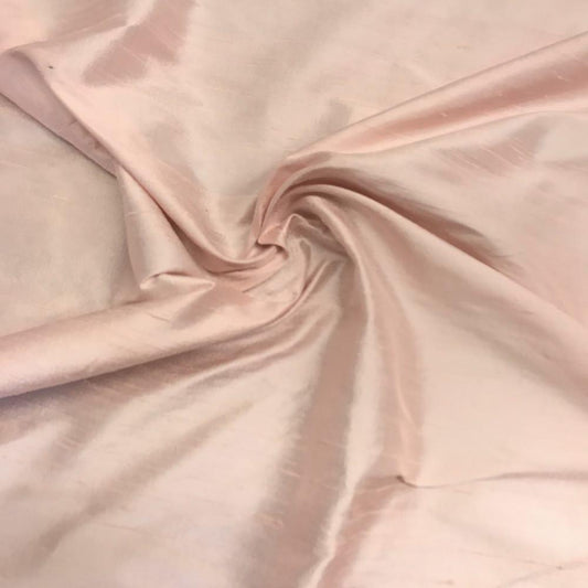 Silk Dupioni Solid Drapes Curtains Blush Pink