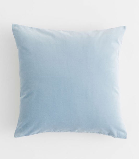 Velvet Pillow Cover Blue
